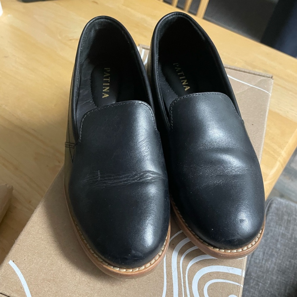 Portland Leather rounded toe loafer